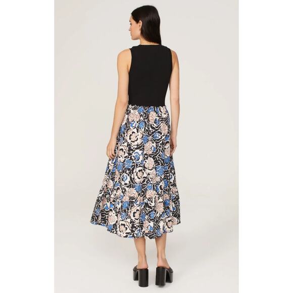 Tanya Taylor Devon Black Floral Dress - Picture 2 of 9